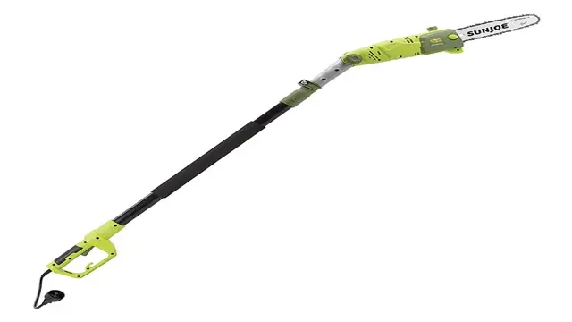 how to use sun joe pole saw