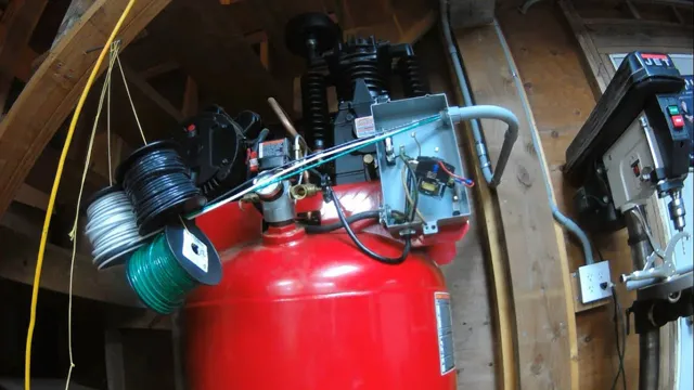 how to wire a 220 air compressor