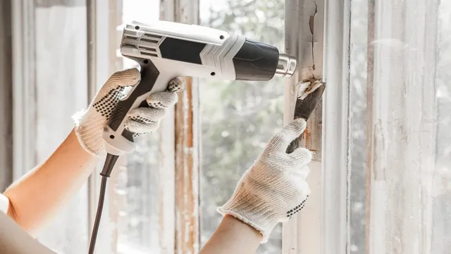 is a heat gun good for removing paint