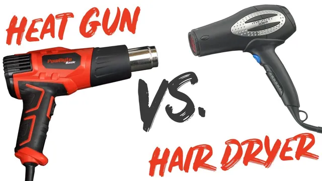 is a heat gun the same as a blow dryer