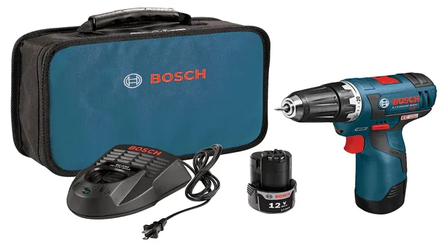 is bosch the best cordless drill on the market