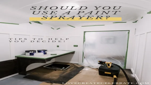 should i use a paint sprayer