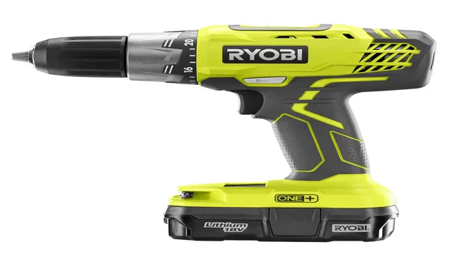should ryobi cordless drill spark