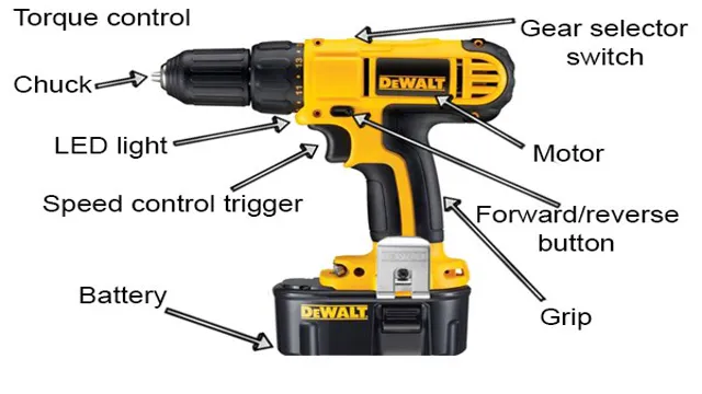 what are the parts of a cordless drill