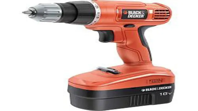 what battery does black and decker 18v cordless drill