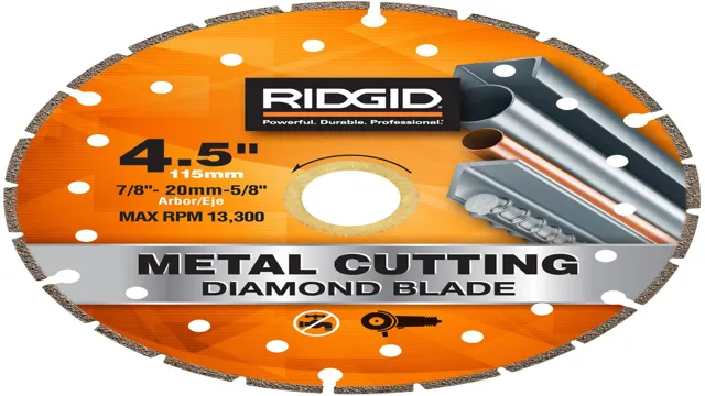 what blade to cut metal with angle grinder