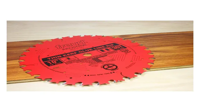 what is a glue line rip blade