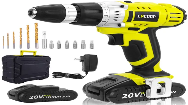 what is the best 20 volt cordless drill