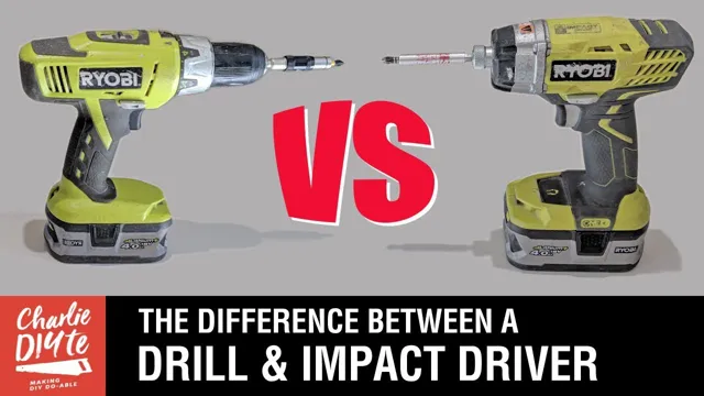 what is the difference between impact driver and drill driver