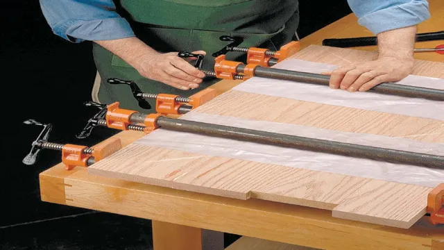 what is the minimum clamp time for gluing a panel