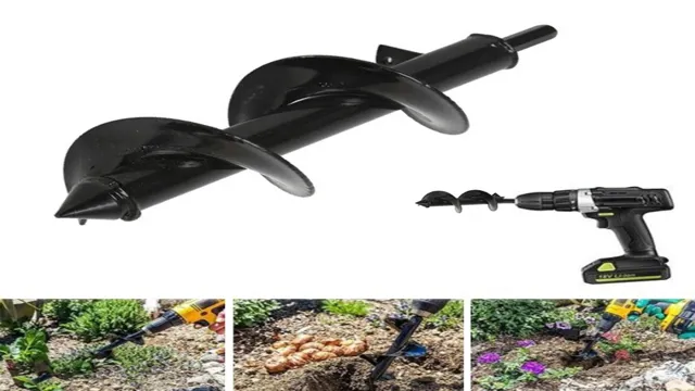 what size cordless drill auger to use for sod plugs 2