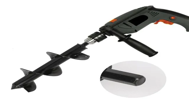 what size cordless drill auger to use for sod plugs