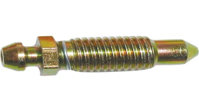 what size is a brake bleeder screw