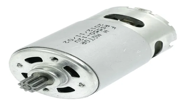 what size motor in cordless drills