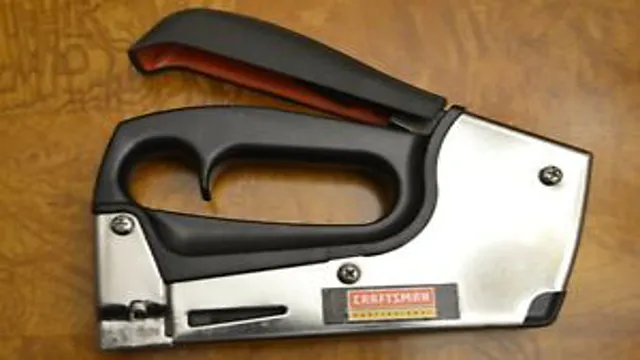 what size staples does a craftsman staple gun