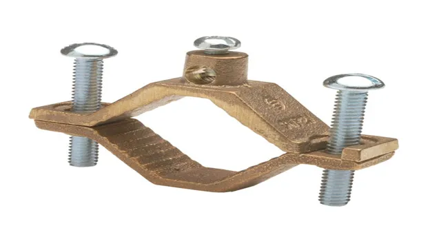 when installing bonded clamps to support metal tubing 1