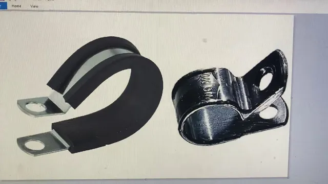 when installing bonded clamps to support metal tubing