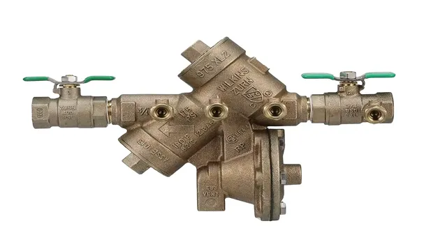 where is the backflow preventer on a sprinkler system