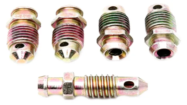 where is the brake bleeder screw located