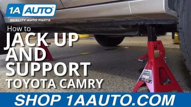 where to place jack stands on toyota corolla