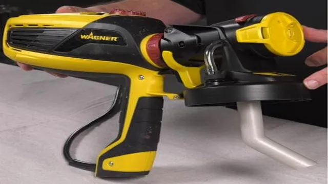 why is my wagner paint sprayer not spraying