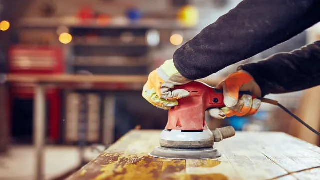 why use an orbital sander
