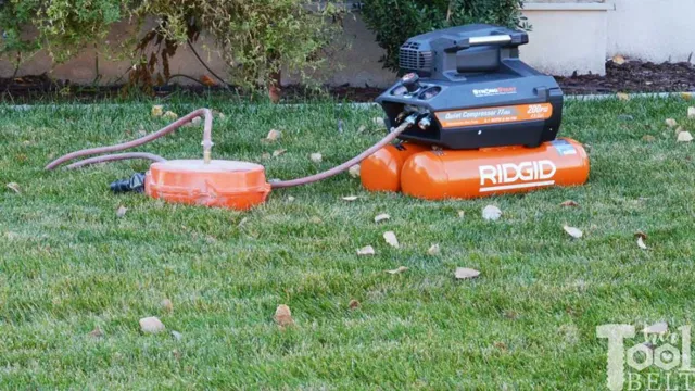 will a 6 gallon air compressor blow out sprinklers