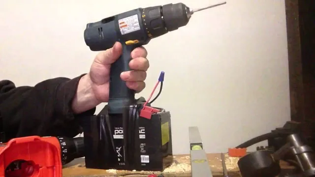 will battery discharge if stored cordless drill